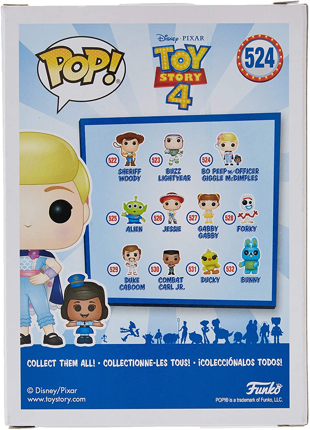 Funko Pop! Disney: Toy Story 4 – Bo Peep with Officer Mcdimples