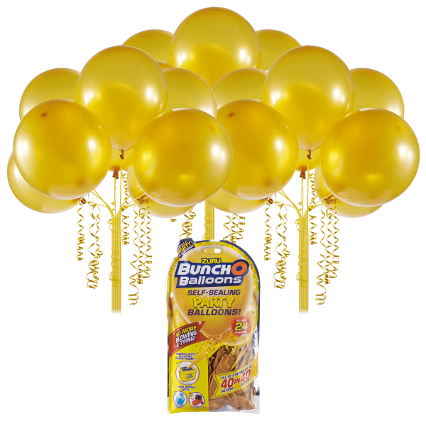 Zuru Bunch O Ballons 24 Pieces Color Gold