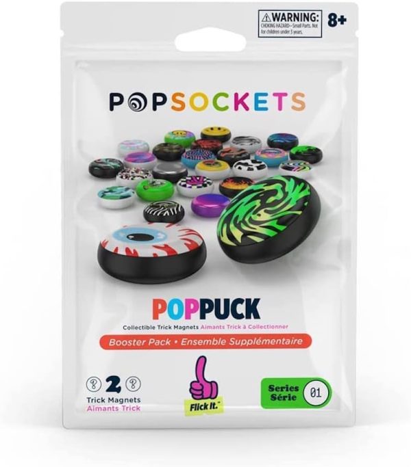 PopSockets PopPuck: Trick Magnet and Fidget Toy- Booster Pack