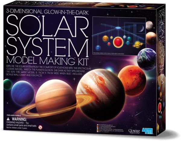 3D Solar System Mobile Making Kit.(Kits Mecanicos)