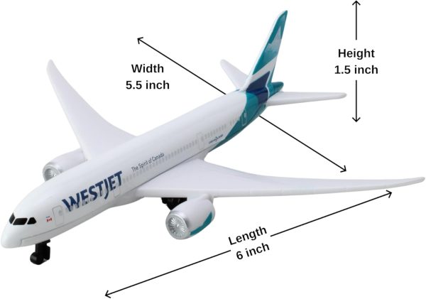 Daron Worldwide Trading RT7374 Westjet Single Plane - Image 9