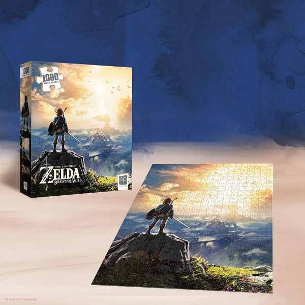 USAOPOLY The Legend of Zelda Breath of The Wild 1000 Piece Jigsaw Puzzle | Collectible Puzzle Featuring Link from The Legend of Zelda Video Game | Officially Licensed Nintendo Merchandise Multicolor - Image 4