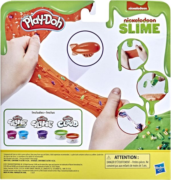 Hasbro Play-Doh Nickelodeon Slime Rockin' Mix-ins Kit for Kids 4 Years and Up with 5 Colors and 3 Mix-in Bead Varieties, Non-Toxic, F1816 - Image 3