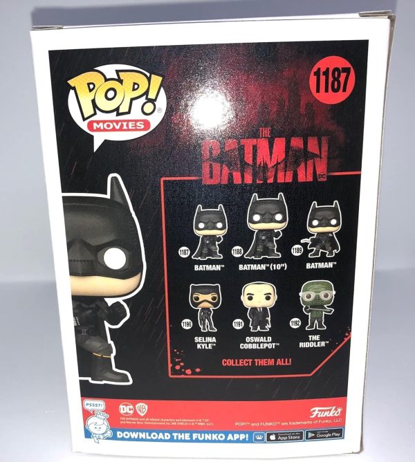 Funko Pop! Movies: The Batman - Batman, Multicolor, 59276 - Image 4