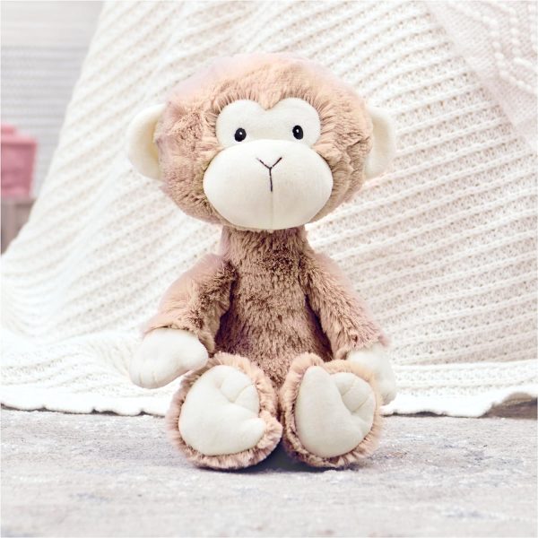 Baby GUND Lil' Luvs Collection, Micah Monkey Premium Plush Stuffed Animal for Babies, Brown/Cream, 12" - Image 2