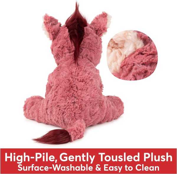 GUND Cozys Collection Horse Stuffed Animal Plush for Ages 1 and Up, Pink/Red, 10" - Image 5