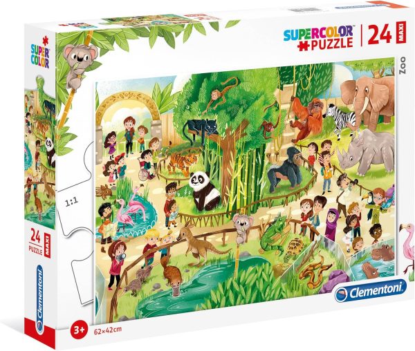 Clementoni The Zoo Maxi Children Puzzle 24 Pieces