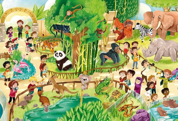 Clementoni The Zoo Maxi Children Puzzle 24 Pieces - Image 2