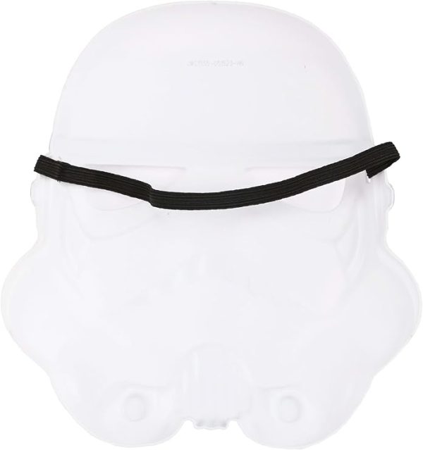 Star Wars Child Stormtrooper Value Mask | Iconic White-Armored Soldier Costume Accessory for Kids - Image 3