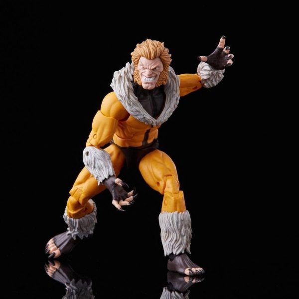 Hasbro Marvel Legends Series X-Men Sabretooth Action Figure 6-Inch Collectible Toy, 3 Build-A-Figure Part, F3693 - Image 6