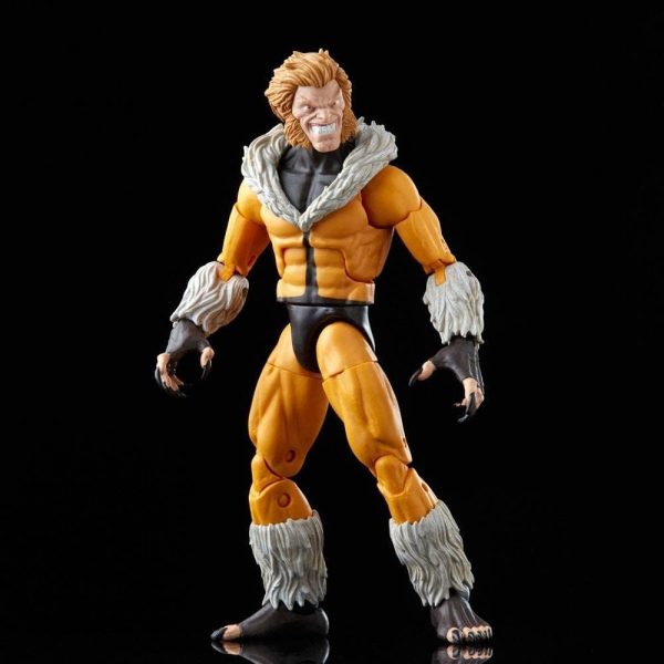 Hasbro Marvel Legends Series X-Men Sabretooth Action Figure 6-Inch Collectible Toy, 3 Build-A-Figure Part, F3693 - Image 4