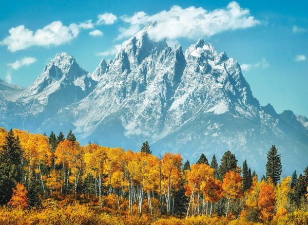 Clementoni Grand Teton in Fall 1000 Piece Jigsaw Puzzle for Adults (Square Box) - Image 2