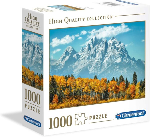 Clementoni Grand Teton in Fall 1000 Piece Jigsaw Puzzle for Adults (Square Box)