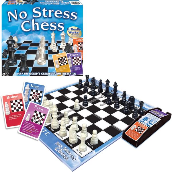 Winning Moves Games Winning Moves No Stress Chess, Natural (1091) - Image 2