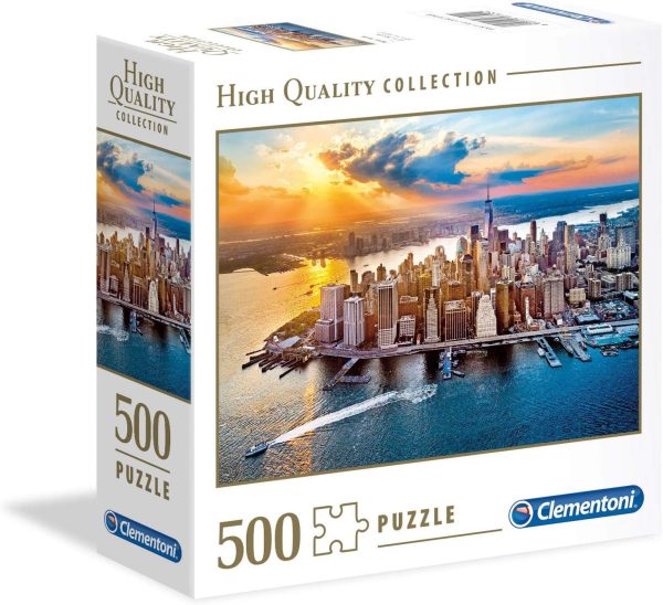 Clementoni New York 500 Piece Jigsaw Puzzle for Adults (Square Box)