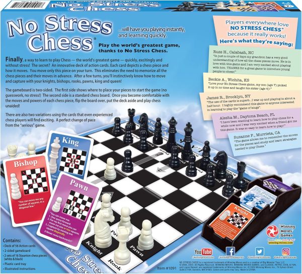 Winning Moves Games Winning Moves No Stress Chess, Natural (1091) - Image 4