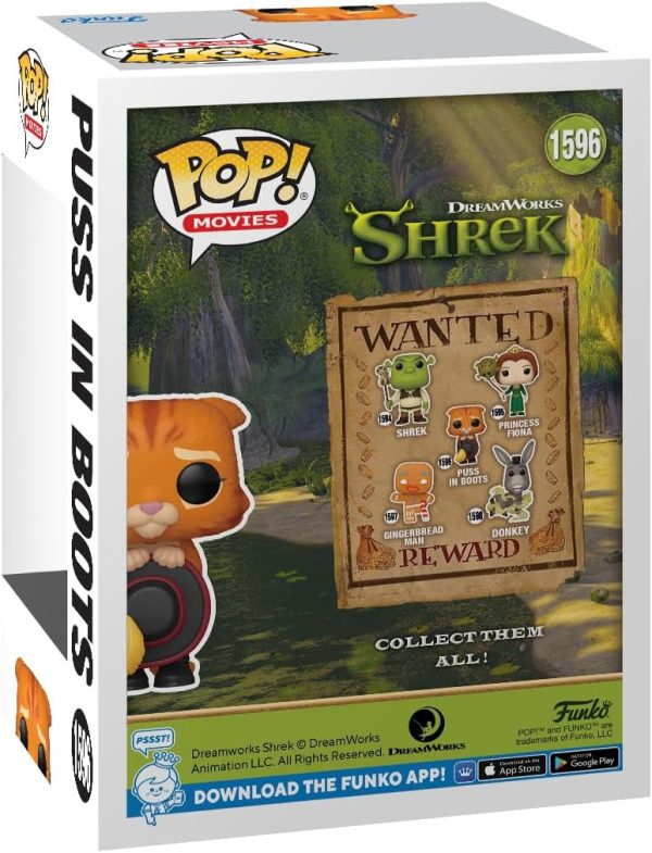 Funko Pop! Movies: DreamWorks 30th Anniversary - Shrek, Puss in Boots - Image 3