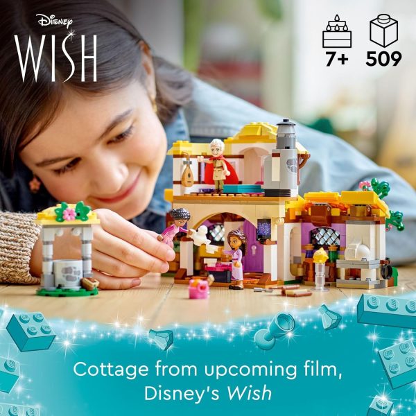 LEGO Disney Wish: Asha’s Cottage 43231 Building Toy Set, A Cottage for Role-Playing Life in The Hamlet, Collectible Gift This Holiday for Fans of The Disney Movie, Gift for Kids Ages 7 and up - Image 5