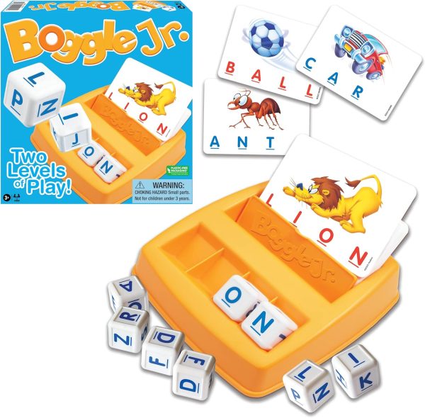 Boggle Jr. - Two Levels Of Play! [GAMES (MISC)] Table Top Game, Board Game