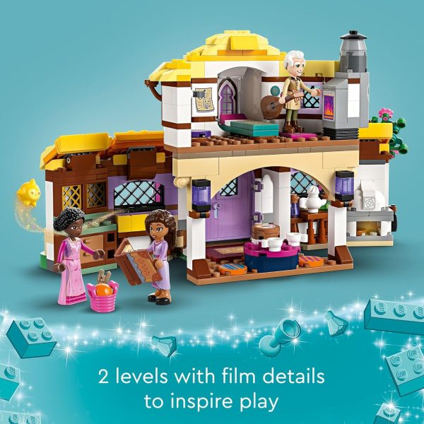 LEGO Disney Wish: Asha’s Cottage 43231 Building Toy Set, A Cottage for Role-Playing Life in The Hamlet, Collectible Gift This Holiday for Fans of The Disney Movie, Gift for Kids Ages 7 and up - Image 2