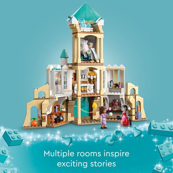 LEGO Disney Wish: King Magnifico’s Castle 43224 Building Toy Set, A Collectible Set for Kids Ages 7 and up to Play Out Favorite Scenes from The Disney Movie, Inspire Pretend Play Within The Palace - Image 5