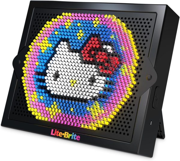 Lite-Brite Super Bright HD, Hello Kitty Edition - Create Art with Light, Enhances Creativity, Gift for Girls and Boys Ages 6+ - Image 3