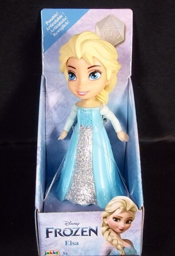 D100 3in Mini Toddler Doll Elsa Blue