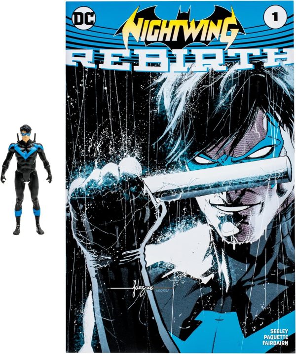 DC Direct - Page Punchers - Nightwing (DC Rebirth) 3in Figure with Comic Book