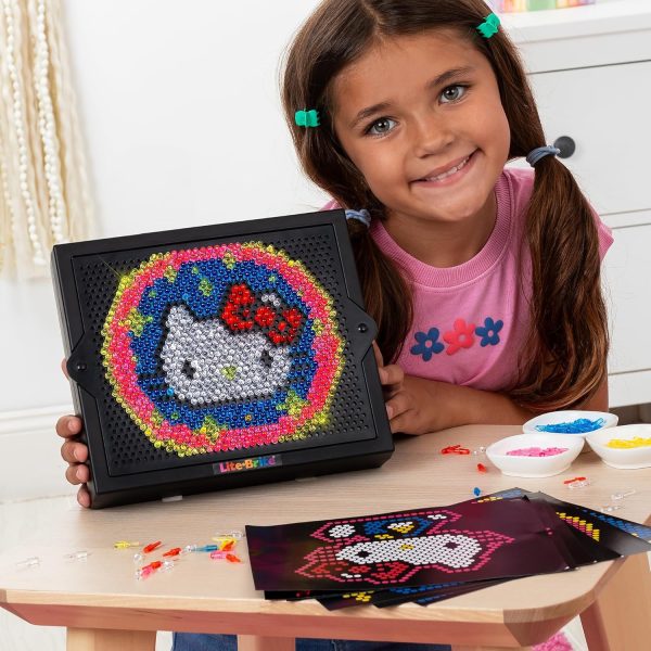 Lite-Brite Super Bright HD, Hello Kitty Edition - Create Art with Light, Enhances Creativity, Gift for Girls and Boys Ages 6+ - Image 9