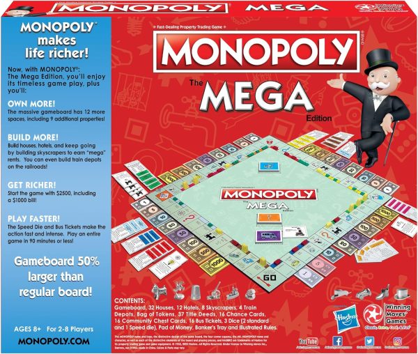 Winning Moves Games Monopoly The Mega Edition - Image 4